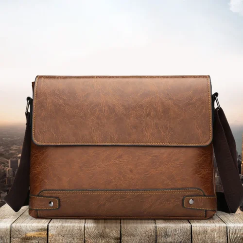 Shoulder Bag, Men's Crossbody Bag, Business Bag, Large Capacity, For Business Trips and Work