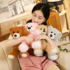 S8444a7bff2b74d2e8e522d35ffc8a234j.webp Teddy Bear Stuffed Animal Plushie, Light Brown Stuffed Teddy Bear Toys, Soft Plushies Gift for Baby Shower, Room Decorations