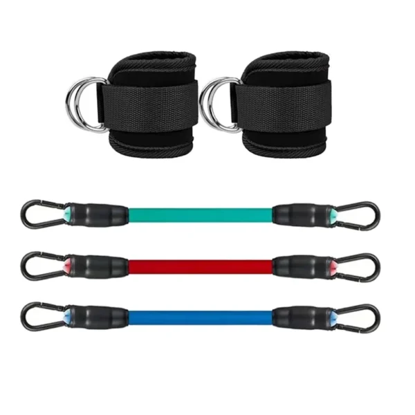 S85d78187304a4855adddef5066bd0ec3x.webp Ankle Straps Resistance Bands Set Fitness Workout Exercise Equipment Ankle Weight Yoga Elastic Fitness Band For Gym Man Woman