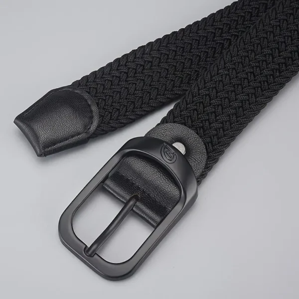Men's Belt Casual Woven Elastic Belt Outdoor Sports Women's Belt No Need for Punching Climbing Work Belt For Men Women Fashion
