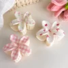 Pastel Floral Hair Clips for Girls