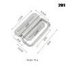 Cabinet Flight Case Solid Furniture Hardware Folding Handle For Tool Box Stainless Steel Drawer Wardrobe Easy Install