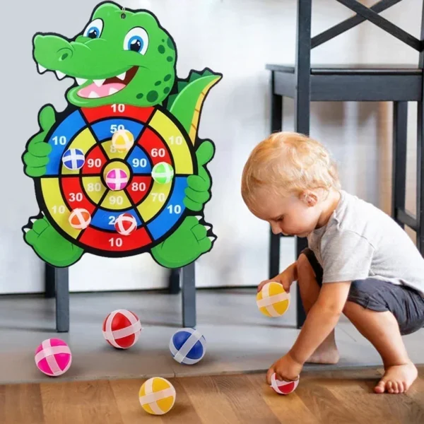 S89c46acd644247549076ff39d30bbd7dZ.webp Educational Games Dart Board Stickey Ball Dart Kid Toy Child Montessori Games Indoor Sports for Children Montessori Toys Gift