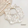 Newborn Baby Bibs for Boy Girl Cute Animal Burp Cloths Cotton Muslin Soft Infants Breathable Feeding Bibs Feeding Accessories