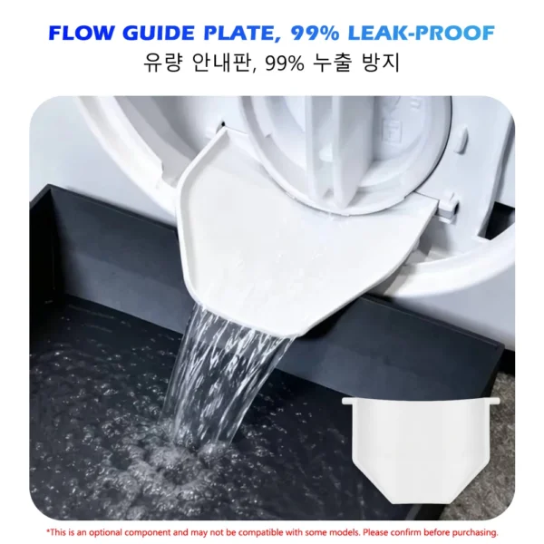 Aoifn Washing Machine Drain Pan, Water Catcher Tray for Front Load Washer Filter Cleaning, Laundry Floor Spill Protector Tool
