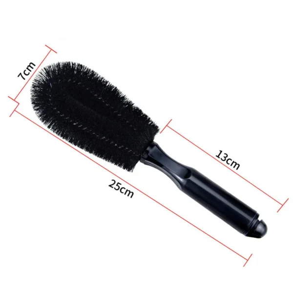 S8df0439e537c453a81b7eebfa240cbb81.webp Car Wheel Brush Tire Cleaning Brushes Tools Car Rim Scrubber Cleaner Duster Handle Motorcycle Truck Wheels Car Detailing Brush