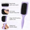 Salon Styling Curly Hair Styling Brush Curl Hair Brush for Combing and Shaping Men's and Women's Curls Reduce Pulling Tools