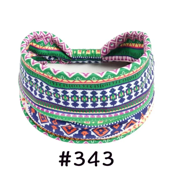 S90b40daf22d640f89d0ea0e0dafb8575L.webp Boho Headbands for Women Knotted Wide Headwrap Turban Yoga Workout Head Bands Stretch Hiarbands Cotton Bandana Hair Accessories