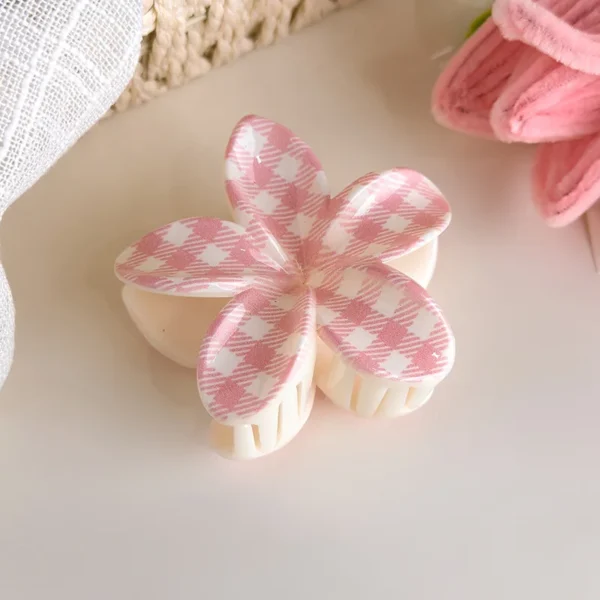 Pastel Floral Hair Clips for Girls