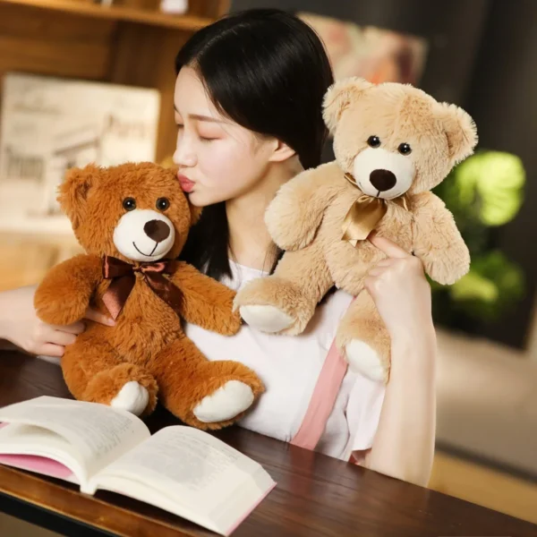 S9a893ce2c72746a1a4f26c57efcb0659m.webp Teddy Bear Stuffed Animal Plushie, Light Brown Stuffed Teddy Bear Toys, Soft Plushies Gift for Baby Shower, Room Decorations
