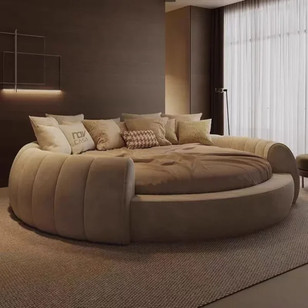 Bedside Table Unique Bed Modern Luxury Lounge French Bed Sleeping Multifunctional Muebles Para Dormitorio Home Furniture