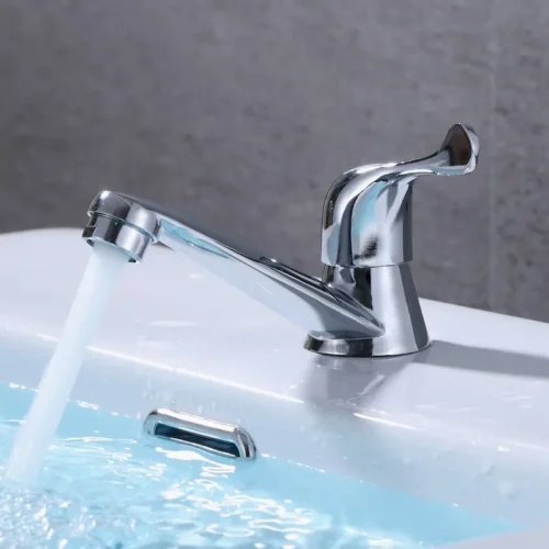 Bathroom Single Cold Water Tap Basin Sink Faucet Mixer Home Kitchen Basin Quick Opening Tap Bathroom Accessories