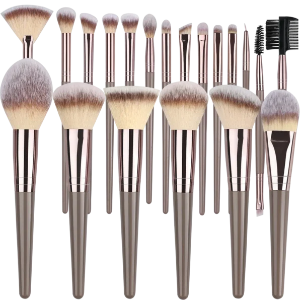 10-20PCS Makeup Brush Set Foundation Concealer Powder Eyeshadow Blush Brush Kabuki Blending Cosmetic Beauty Tool for Face