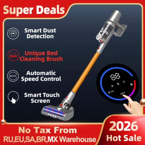 S9ebbca9787ca4ae0a781ef036f848a31T.webp Wireless Handheld Vacuum Cleaner VC205,27000PA Suction,Smart Dust Sensor,Touch Screen,Portable Stick Cordless Vacuum for Home