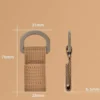 Webbing Hook Outdoor Camping Hiking Accessories Carabiners Buckle Bag Hanging Buckle Outdoor Backpack Hook Molle Webbing Clip