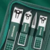 S9fffcf9602394e87936b06b563b9d096c.webp 6-9 Pcs Manicure Set With Leather Case Professional Foot And Face Care Tool Kits Stainless Steel Nail Clipper Sets Gift