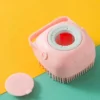Pet Bath Brush with Shampoo Dispenser