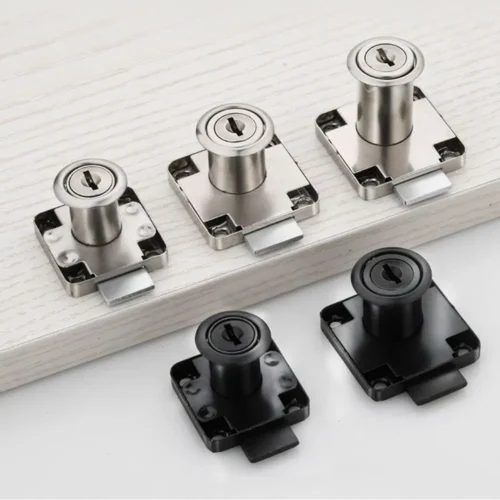 Cabinet Drawer Latch Locks Furniture Door Lock Hardware Desk Lock Wardrobe Cabinet Door Locks Bedside Bookcase Solid Lock
