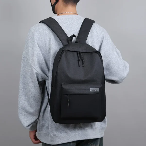 Backpack Simple New Style College Style Small Backpack Travel Lightweight Korean Version Junior High School Double Shoulder Bags