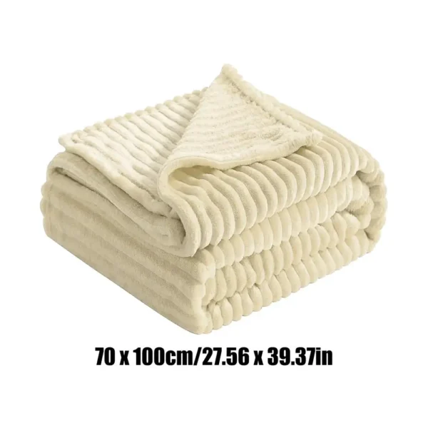 Washable Ribbed Pet Blanket