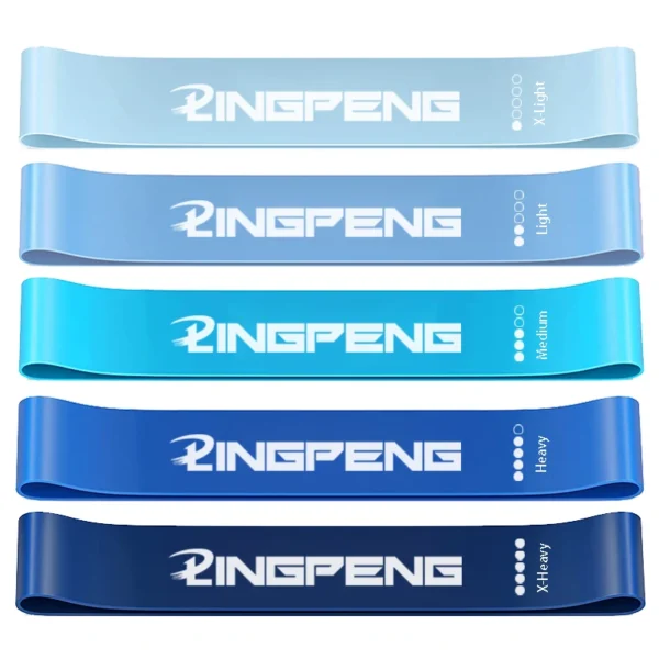 Resistance Exercise Loop Bands Set Workout Bands for Women and Men Stretch Bands 5 Different Resistance Levels for Booty Legs