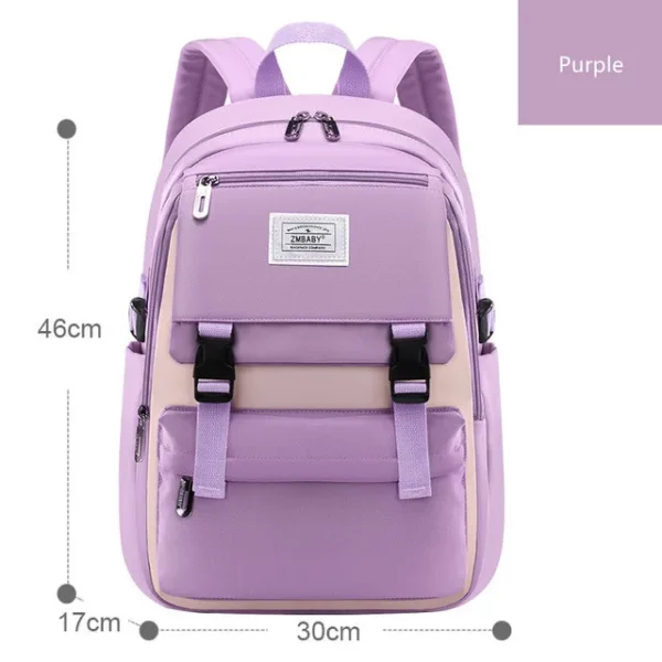 Sab0e321483044dcc9035745b9d0ced5aE.webp Backpack Children School Bag Back Pack For Boy Girl Kid Child Teenager Class Schoolbag Primary High Bookbag Female Women Teens