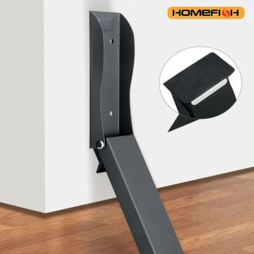 Sae6c8fb520d64e22a53e188a8779a4f8o.webp Metal Heavy-Duty Safety Door Stopper Anti-Collision Windproof Door Gap Stopper, Sturdy Door Stop for Home Daily Use