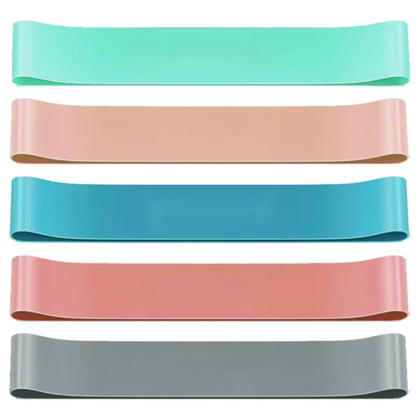 Different Resistance Bands Yoga Band Fitness Exercise Training Hip Tension Band Leg Squat Dance Elastic Loop Stretch Band