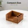 Sb710f4e16e754e4c8dd39ebfb93c6ac46.webp Solid Wood Desk Organizer with Smooth Surface and Eco-Friendly Finish Features Scientific Compartment Design for Office Students