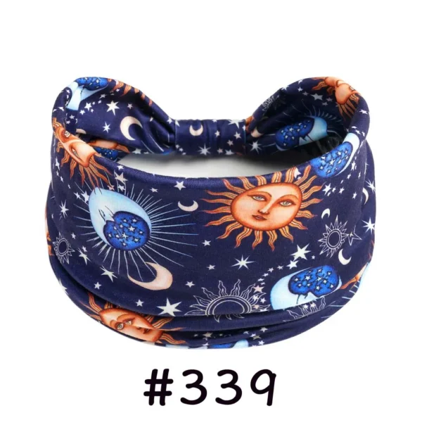 Sbb1365ddbf854bd1a8bb674c48fc5095Q.webp Boho Headbands for Women Knotted Wide Headwrap Turban Yoga Workout Head Bands Stretch Hiarbands Cotton Bandana Hair Accessories