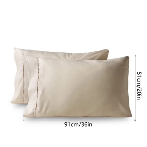 Sbb6bc6d287d64d919ee5ecd269cbb5a6B.webp 20x36In Envelope-style Pillowcase In Solid Color Set of Two Large Pillowcases Soft Brushed Microfiber Pillowcases Bedding Set
