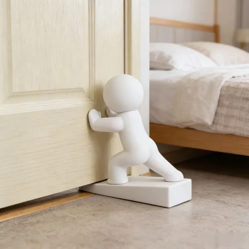 Sbc4d763e8bab4672bf9a8184b485d5cc5.webp 1/3 Pcs Cute decorative door stopper, flexible and movable door stopper, anti slip base to protect walls,home decoration