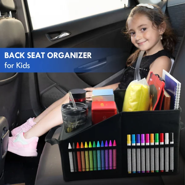 Sbc6d1ca7121142739233b323e84d8eefv.webp Car Trunk Organizer - Car Organizer, Foldable Trunk Organizer, Sturdy Auto Parts Organizer, Black,