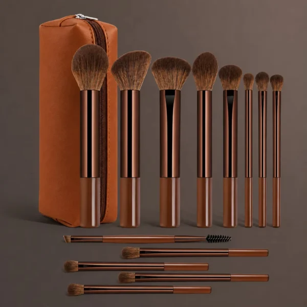 Sbd38e7cbb8754b939edf6b1604ef90078.webp Brush Set, Includes 14pcs Makeup Brushes + 1pc Makeup Bag + 2pcs Makeup Sponges, Containing Foundation Brush, Blush Brush