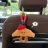 Car Backseat Organizer Cute Cartoon Car Seat Back Groceries Bag Purse Hooks Storage Holder Creative Car Accessories Interior