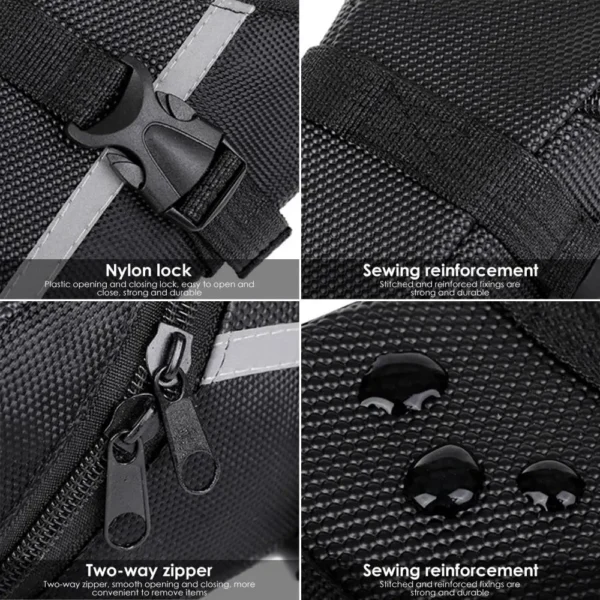 DOMEN Bicycle WaterProof Saddle Bag Bicycle  Reflective Tail Bag MTB Bike Universal Rear Bag Outdoor Bicycle Accessories