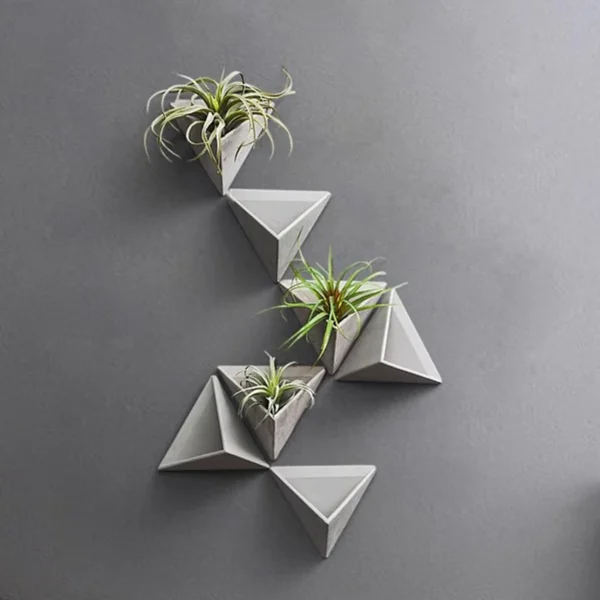 Wall Art Vases Aesthetic Decoration Home Vases Modern Room Design Figurines Jardiniere Ikebana Stem Holder Jardiniere Creative