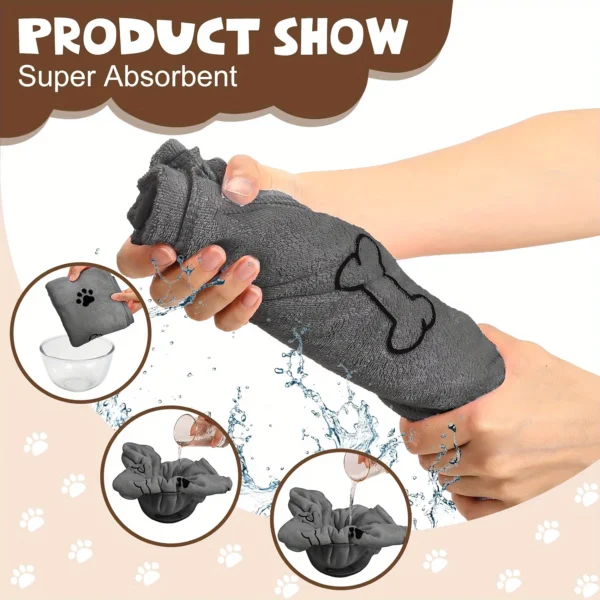 Microfiber Pet Bath Towel