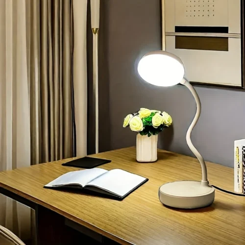 Sc5cb420001b3432badfd6234c78688dbD.webp LED Desk Lamp With USB Charging Port Flexible LED White Light Perfect for Home Office Reading Study Warm/White Touch Control