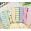 Sc64e96e61edd4e6eae233d87f294dcd7U-1.webp RANDOM 8PCS Baby Washcloths Set Soft Absorbent Organic Cotton Washable Saliva Towel Face Wipes Newborn Bath Kids Face Towel