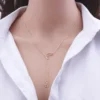 Sc911c7c0b1734d60bc92e65b3c4fd951H.webp New Simple Moon Star Pendant Choker Necklace Simple Gold Color Alloy Charm Chain Collares Necklace For Women Party Jewelry