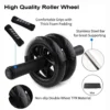 Sc9a7714cbf5a4bf3baeb781268914a32D.webp AB Roller Wheel for AB Roller Workout Equipment AB Roller With Knee Pad AB Roller Wheel with Resistance Bands AB Roller Workout