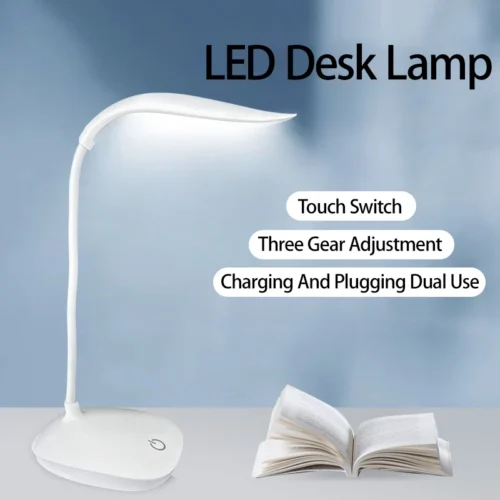 Scb6f1cdaa38d4da499d03721eefaf045d.webp LED Reading Desk Lamp Portable Desk Lamp USB Charging Table Light Touch Dimming Learn Eye Protection Light Room Office Lighting