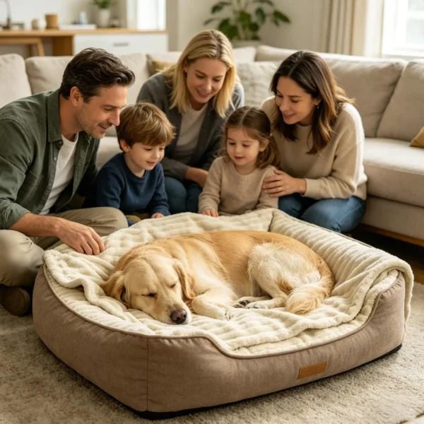 Washable Ribbed Pet Blanket