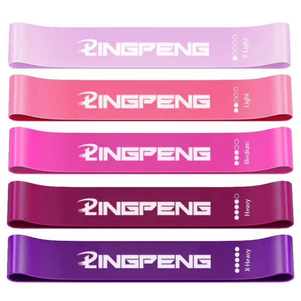 Resistance Exercise Loop Bands Set Workout Bands for Women and Men Stretch Bands 5 Different Resistance Levels for Booty Legs