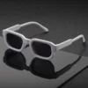 New Men Vintage Rectangle Frame Sunglasses Fashion Retro Sun Glasses Luxury Brand Design Glasses UV400 Eyewear Women Goggles