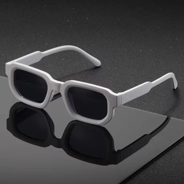New Men Vintage Rectangle Frame Sunglasses Fashion Retro Sun Glasses Luxury Brand Design Glasses UV400 Eyewear Women Goggles