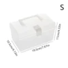 Storage Box Household Miscellaneous Storage Box Large-Capacity Waterproof Dustproof Jewelry Bead Container Desktop Storage Case