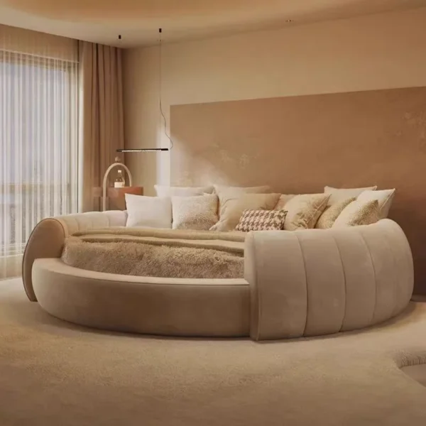 Bedside Table Unique Bed Modern Luxury Lounge French Bed Sleeping Multifunctional Muebles Para Dormitorio Home Furniture