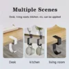 Sd6044da4bf5741948e76b92fdba97a81o.webp Desk Hook Organizer Anti-Slip Design Sleek Black White for Office Student Desk Organization Bag Storage Utility Hooks
